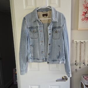 Banana Republic Light Blue Jean Jacket-XL